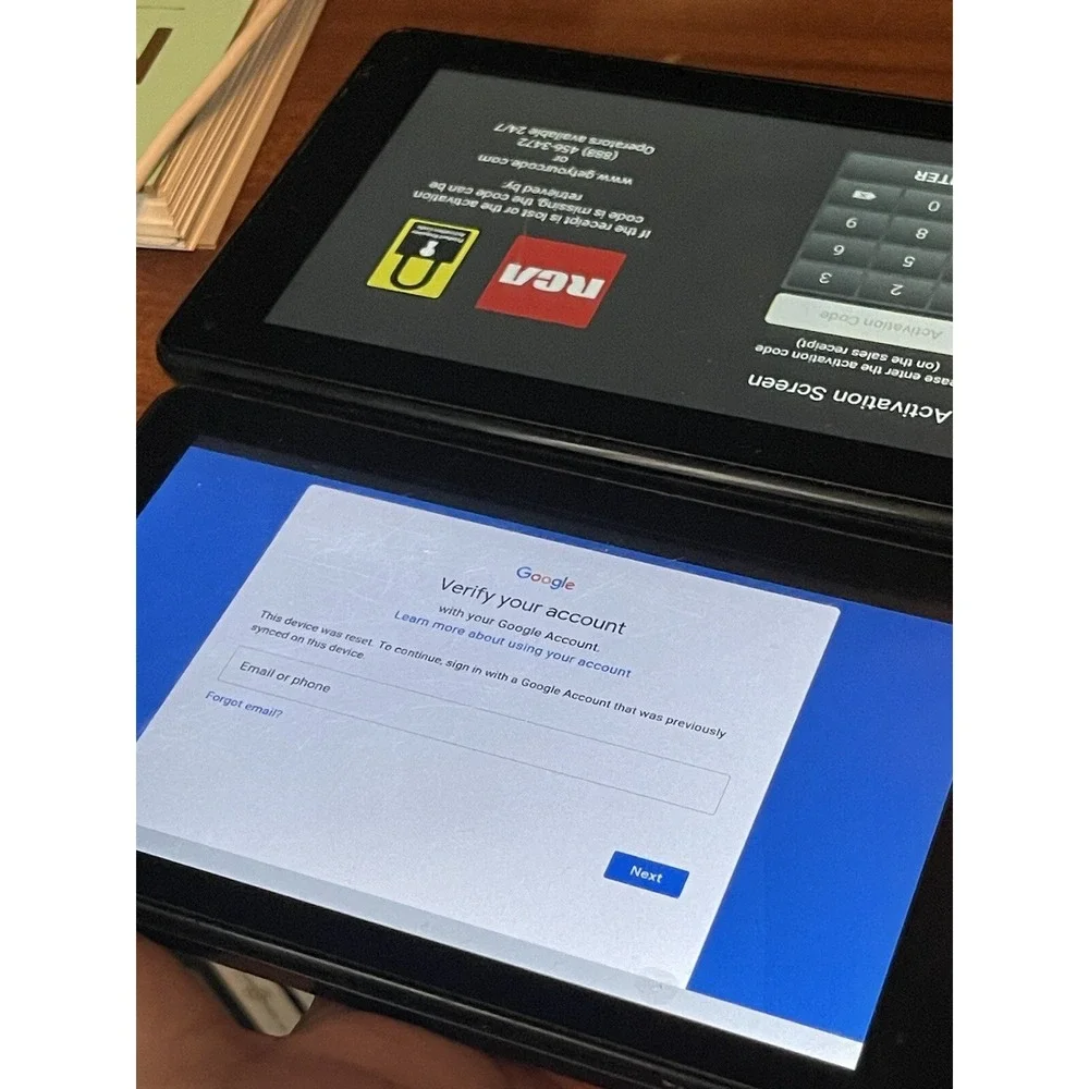 2 RCA Tablets Power On But Not Working Properly